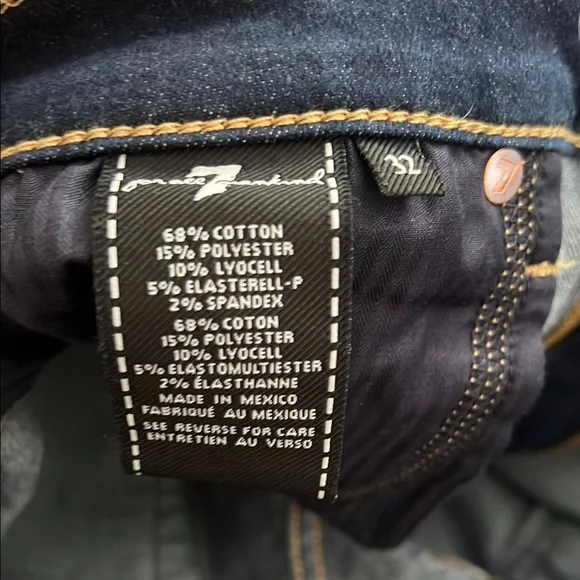 7 For All Mankind Women's Blue Jeans - Picture 4 of 7